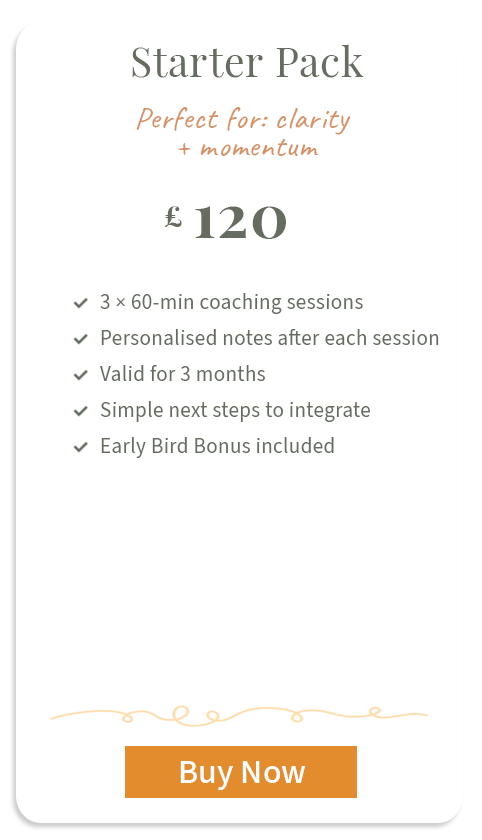 Starter coaching package