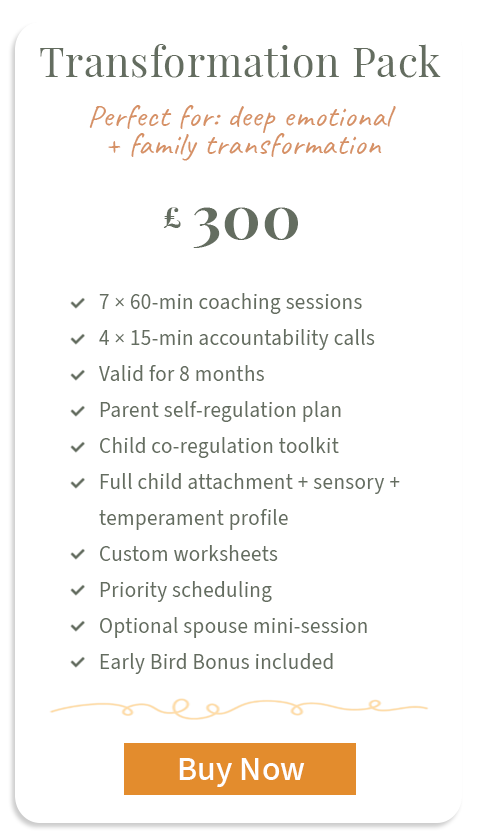 Transformation coaching pack